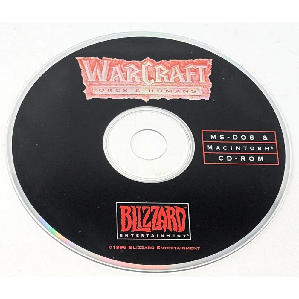 WarCraft Orcs &‎ Humans PC Computer Game 1994 DISC ONLY Tested Works